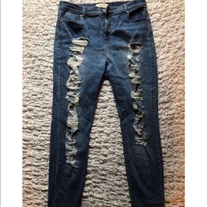 NEW PacSun high rise ankle jeans